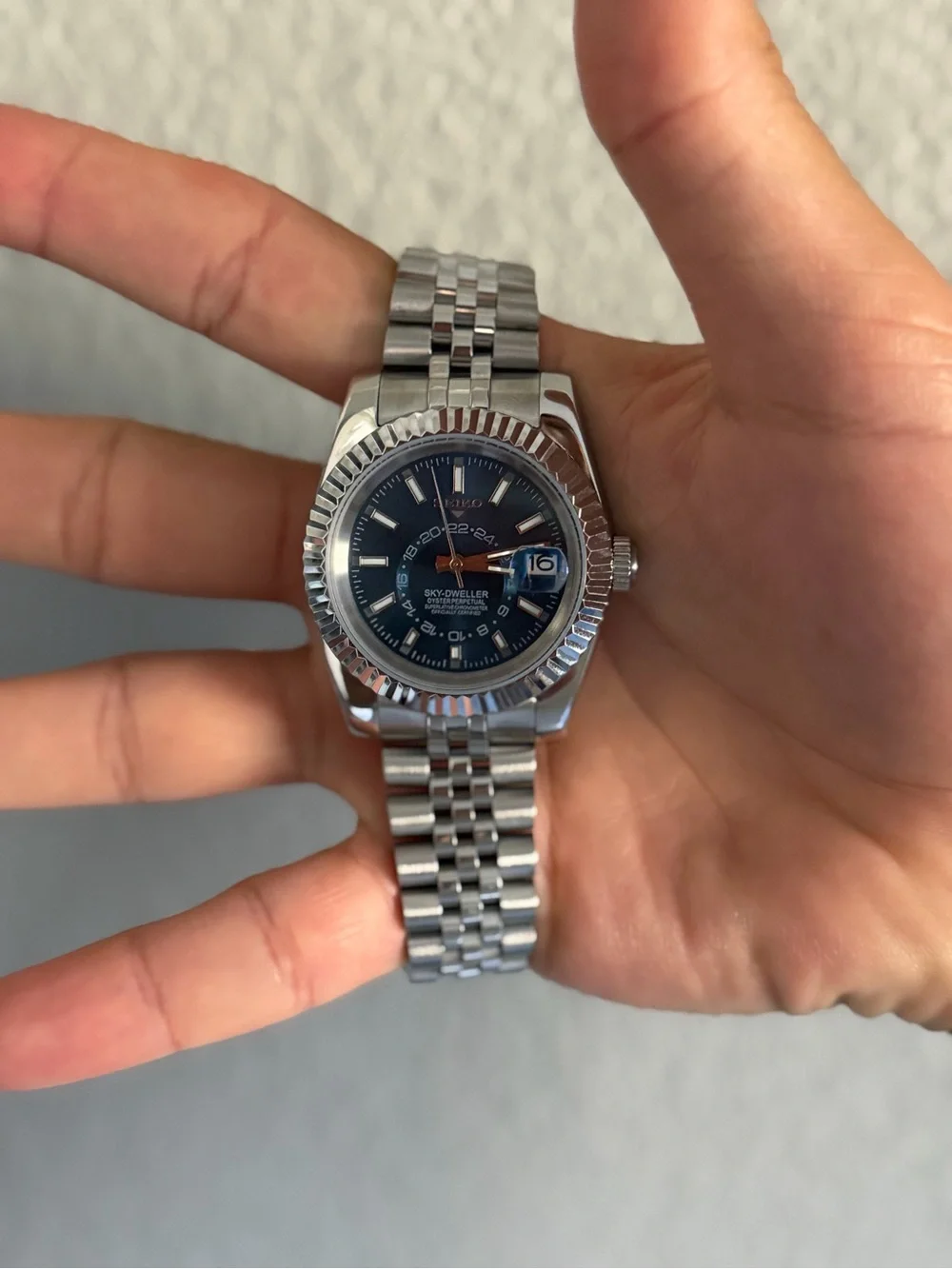 Seiko Mod: Blue Sky-Dweller